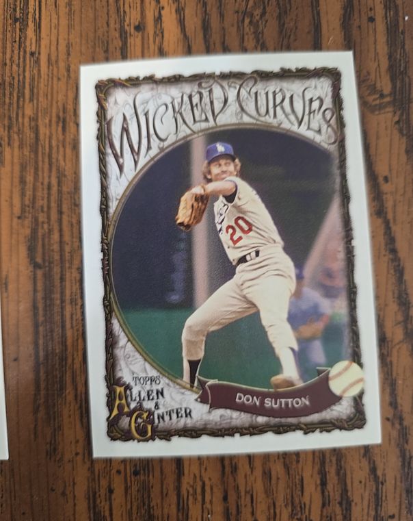 2025 Topps Allen & Ginter #WC-36 Don Sutton Wicked Curves — front