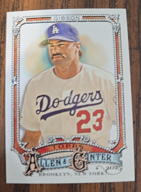 2025 Topps Allen & Ginter #17 Kirk Gibson — front