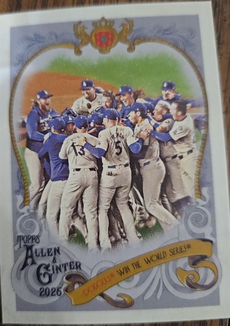 2025 Topps Allen & Ginter #SV-1 Freddie Freeman Sweet Victory — front