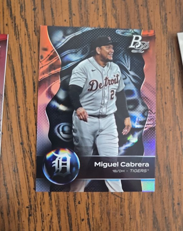 2023 Bowman Platinum #84 Miguel Cabrera — front