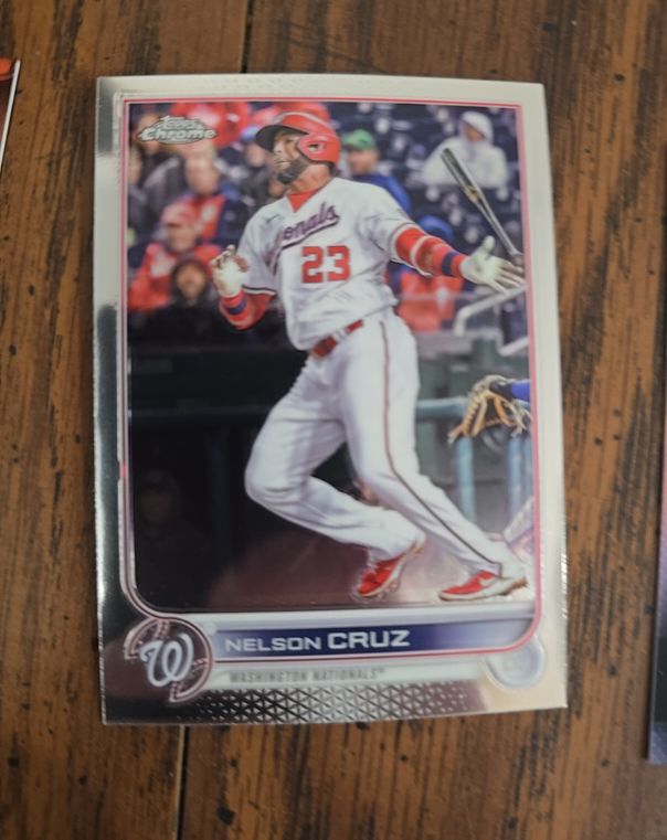 2022 Topps Chrome Update #USC142 Nelson Cruz — front