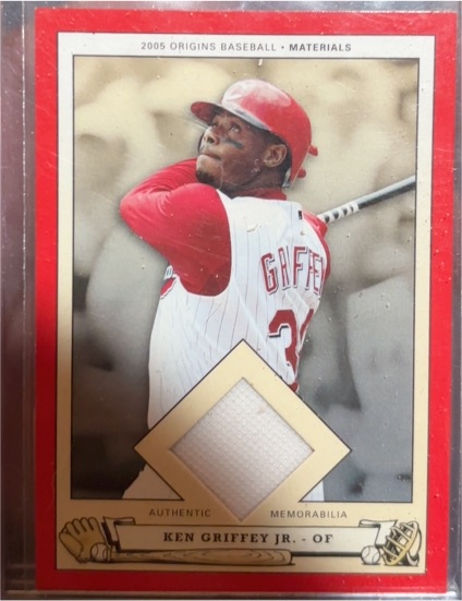 2005 Upper Deck Origins Materials #PB-KG Ken Griffey Jr. — front