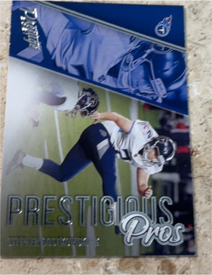 2021 Panini Prestige #PP-SG Stephen Gostkowski Prestigious Pros — front