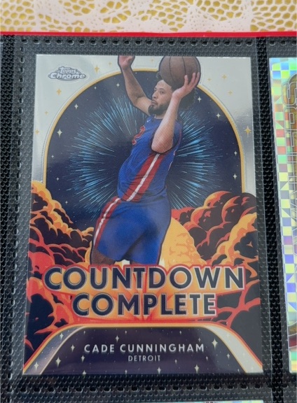 2024-25 Topps Chrome #CC-10 Cade Cunningham Countdown Complete — front
