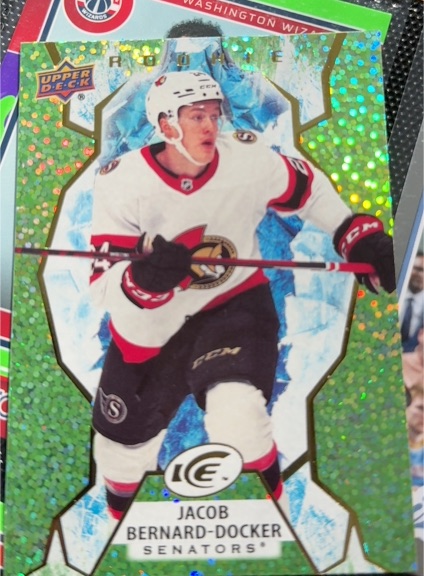 2021-22 Upper Deck Ice #140 Jacob Bernard-Docker — front