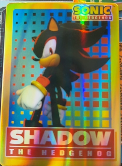 Sonic the Hedgehog Shadow The Hedgehog Holographic Card — front