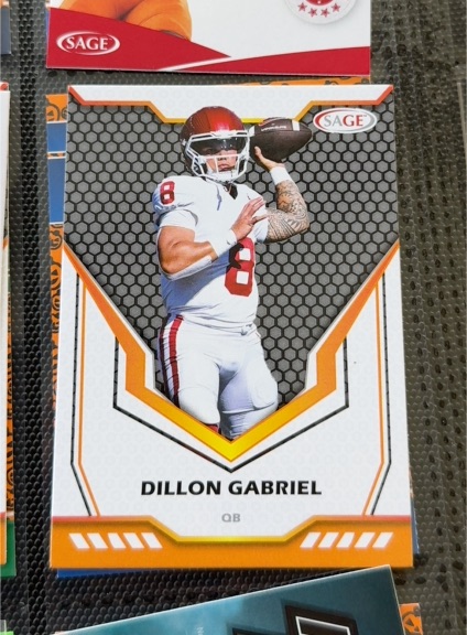 2024 Sage HIT #51 Dillon Gabriel — front