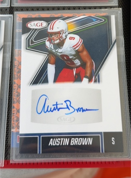 2026 Sage Low Series Austin Brown Autograph — front