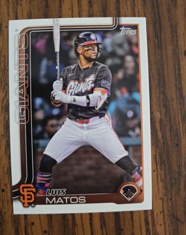 2025 Topps Update #US29 Luis Matos — front