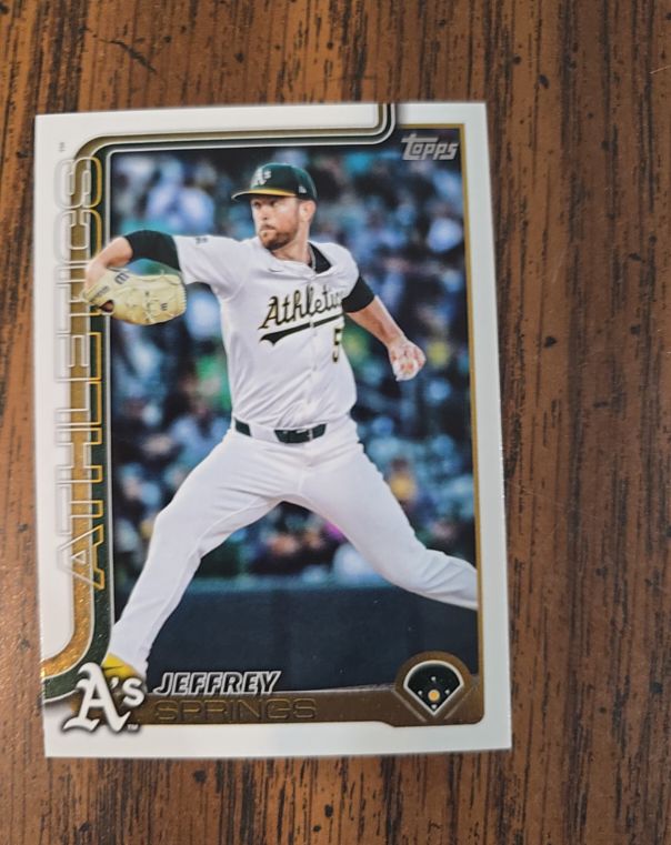 2025 Topps Update Series #US283 Jeffrey Springs — front