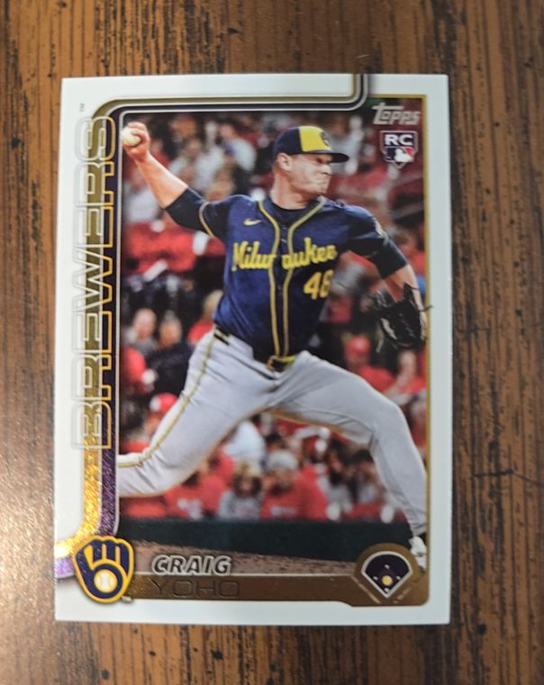 2025 Topps Update #US261 Craig Yoho — front