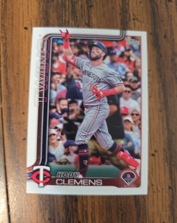 2025 Topps Update #US208 Kody Clemens — front