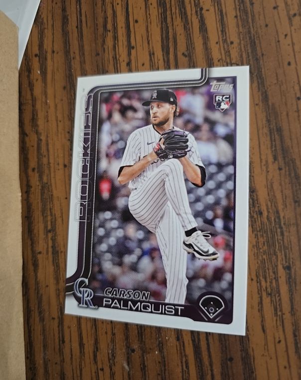 2025 Topps Update #US321 Carson Palmquist — front