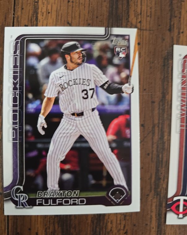 2025 Topps Update #US123 Braxton Fulford — front