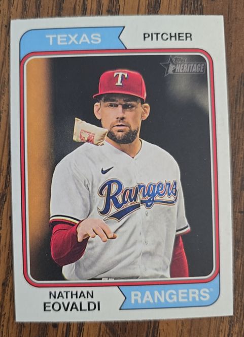 2023 Topps Heritage High Number #507 Nathan Eovaldi — front