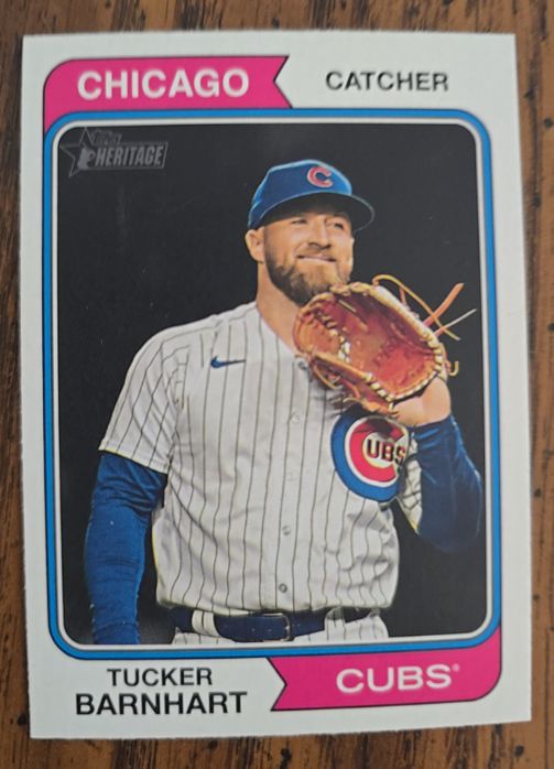 2023 Topps Heritage #689 Tucker Barnhart — front