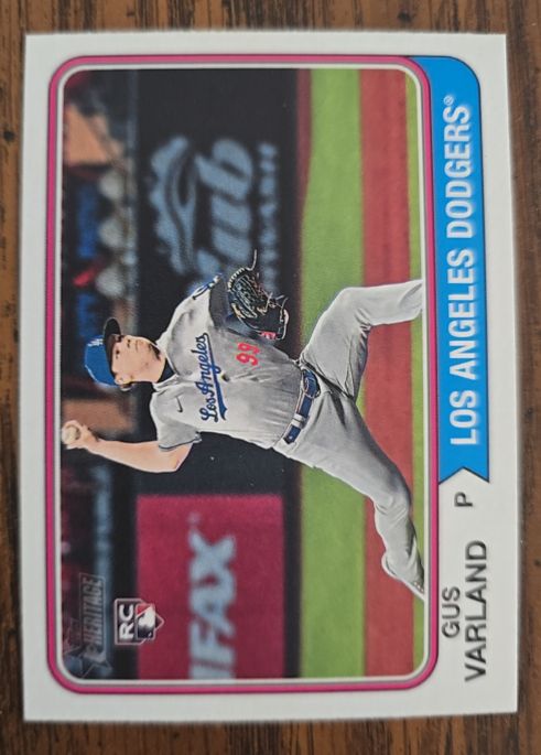 2023 Topps Heritage #563 Gus Varland — front