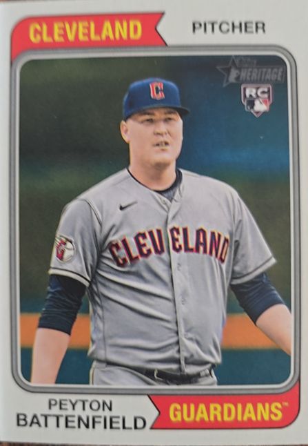 2023 Topps Heritage #663 Peyton Battenfield — front