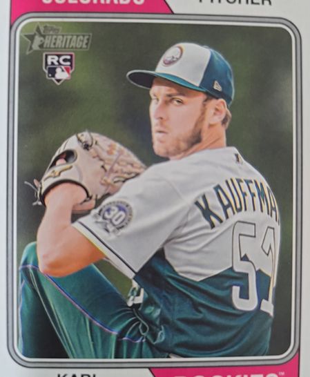 2023 Topps Heritage #712 Karl Kauffmann — front