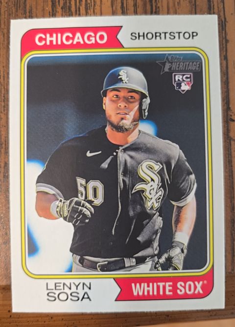 2023 Topps Heritage #511 Lenyn Sosa — front
