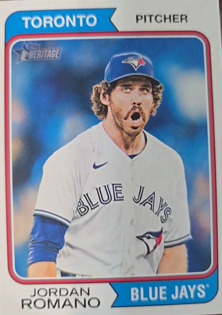2023 Topps Heritage #544 Jordan Romano — front