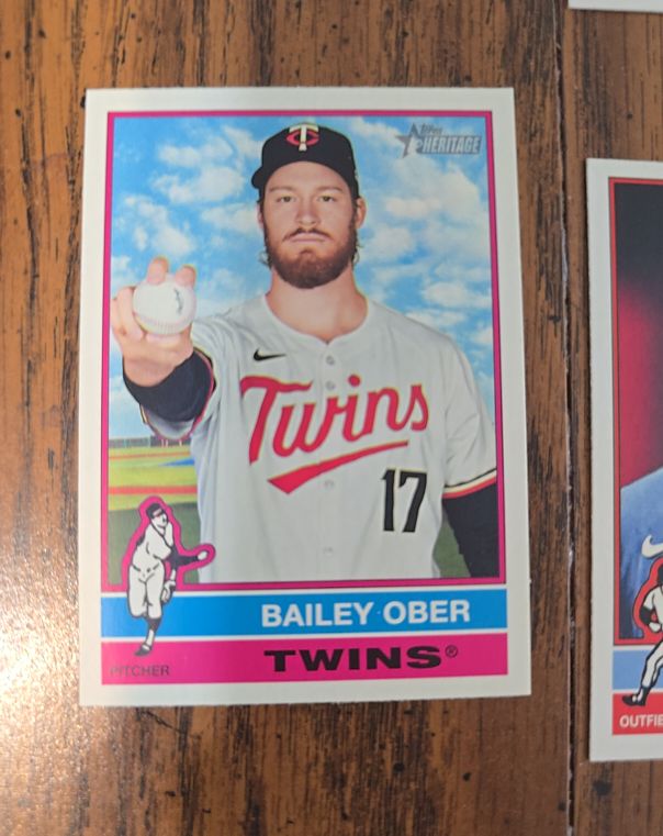 2025 Topps Heritage #448 Bailey Ober — front