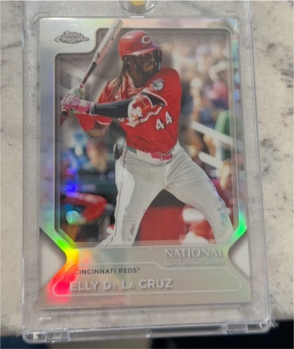 2025 Topps Chrome #MLB-18 Elly De La Cruz — front