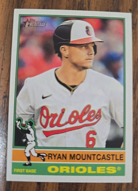 2025 Topps Heritage #27 Ryan Mountcastle — front