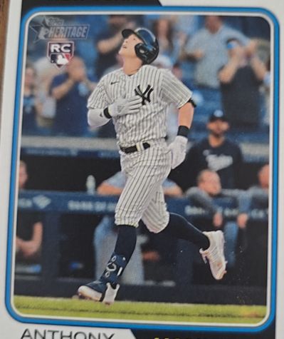 2023 Topps Heritage High Number #599 Anthony Volpe — front