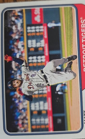 2023 Topps Heritage High Number #530 Matt Vierling — front