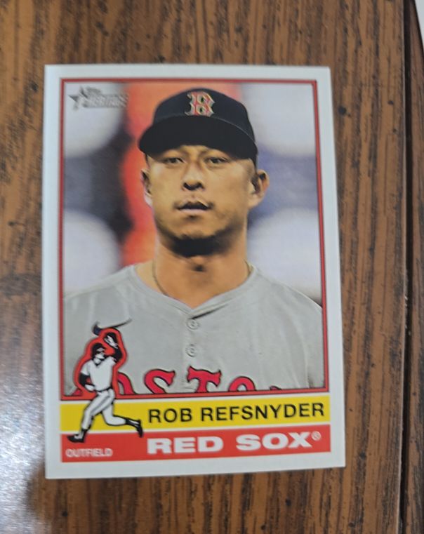 2025 Topps Heritage #213 Rob Refsnyder — front