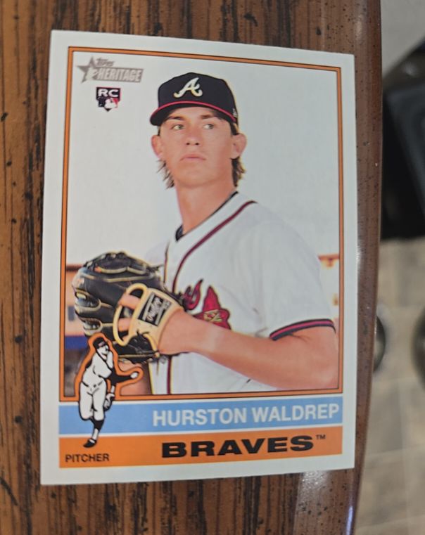 2025 Topps Heritage #86 Hurston Waldrep — front