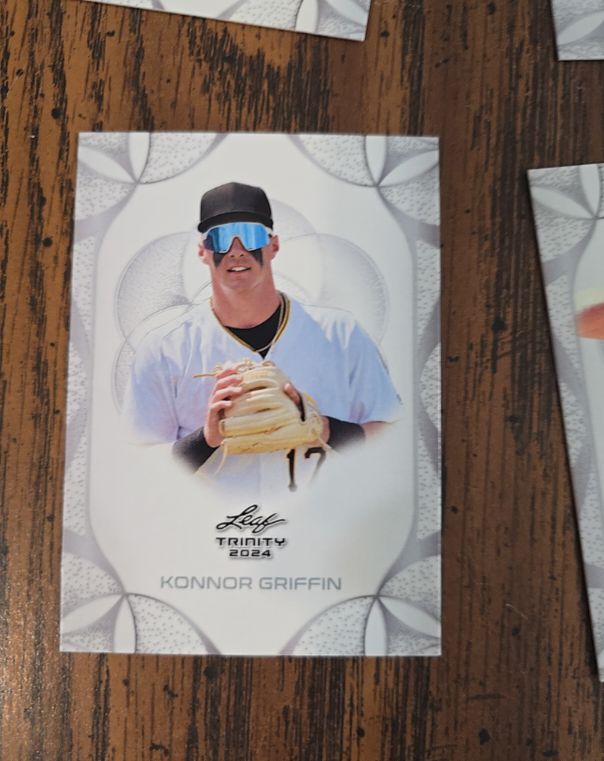 2024 Leaf Trinity #61 Konnor Griffin — front