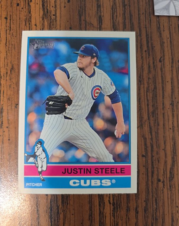 2025 Topps Heritage #403 Justin Steele — front