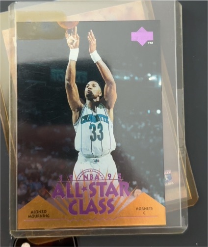 1995-96 Upper Deck All-Star Class #AS9 Alonzo Mourning — front