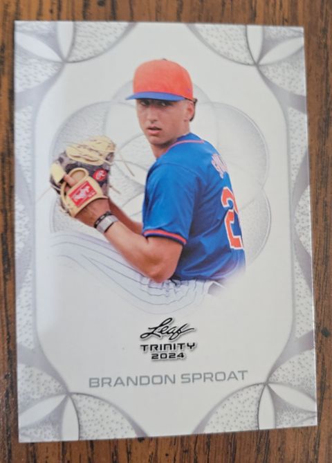 2024 Leaf Trinity #7 Brandon Sproat — front