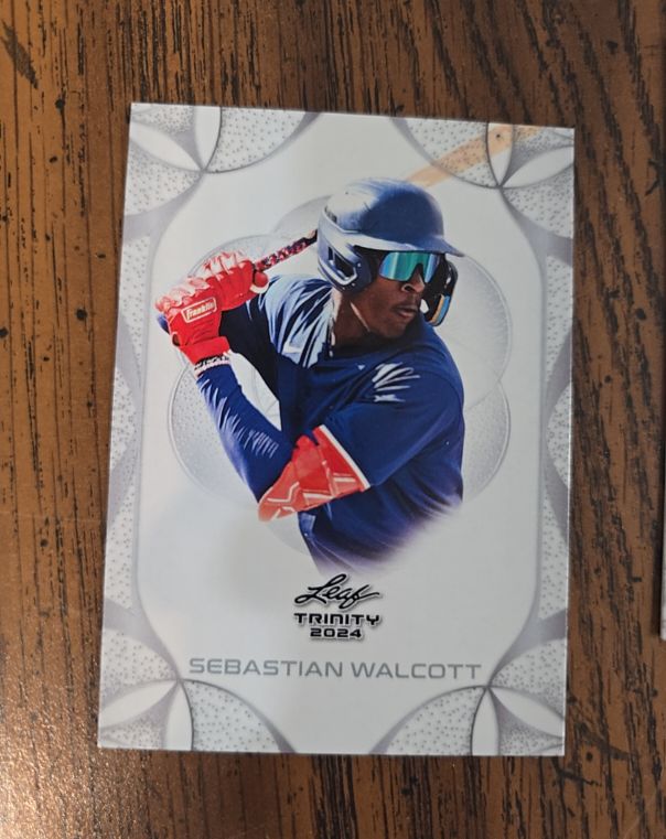 2024 Leaf Trinity #86 Sebastian Walcott — front