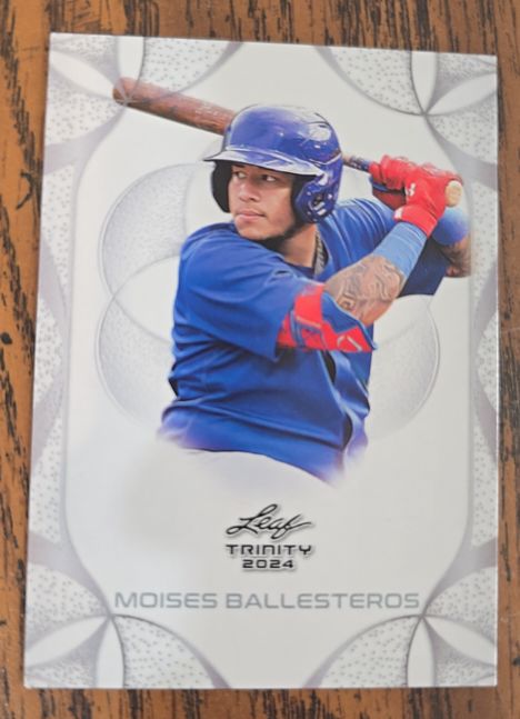 2024 Leaf Trinity Moises Ballesteros — front