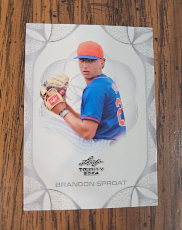 2024 Leaf Trinity #7 Brandon Sproat — front