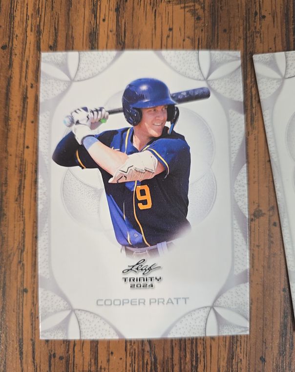 2024 Leaf Trinity #28 Cooper Pratt — front