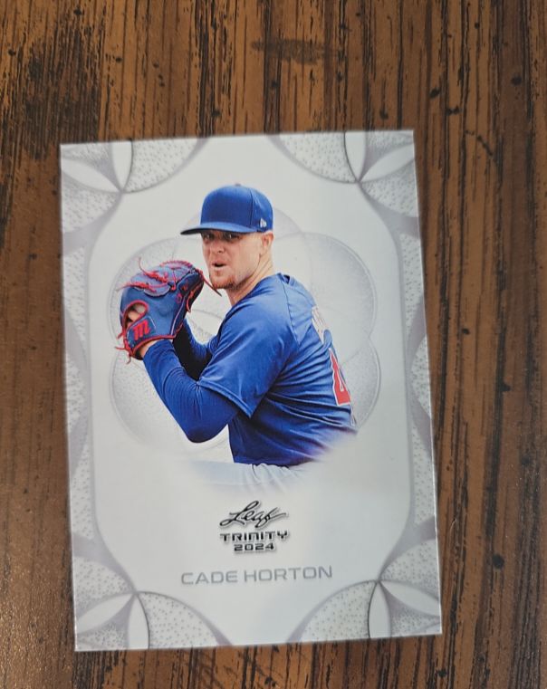 2024 Leaf Trinity Cade Horton — front