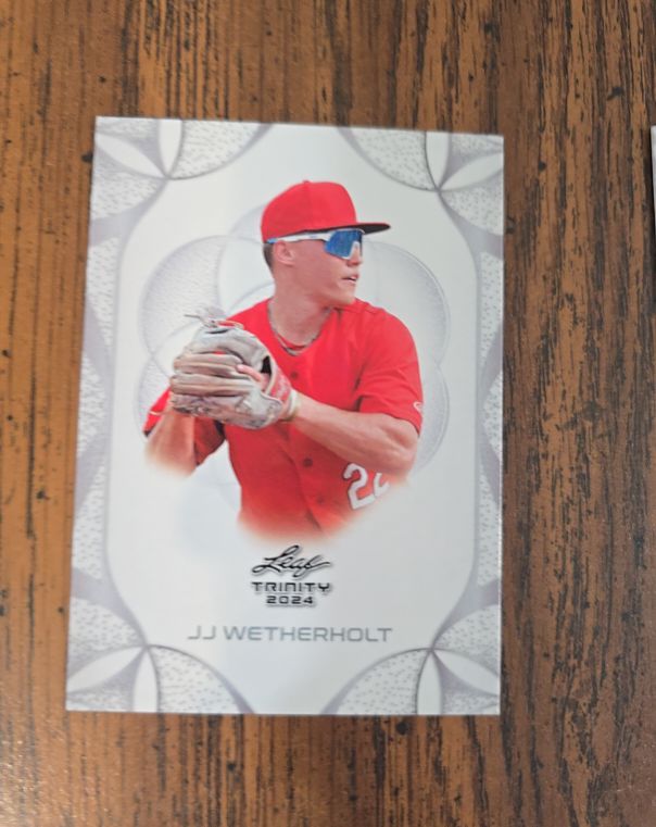 2024 Leaf Trinity JJ Wetherholt — front