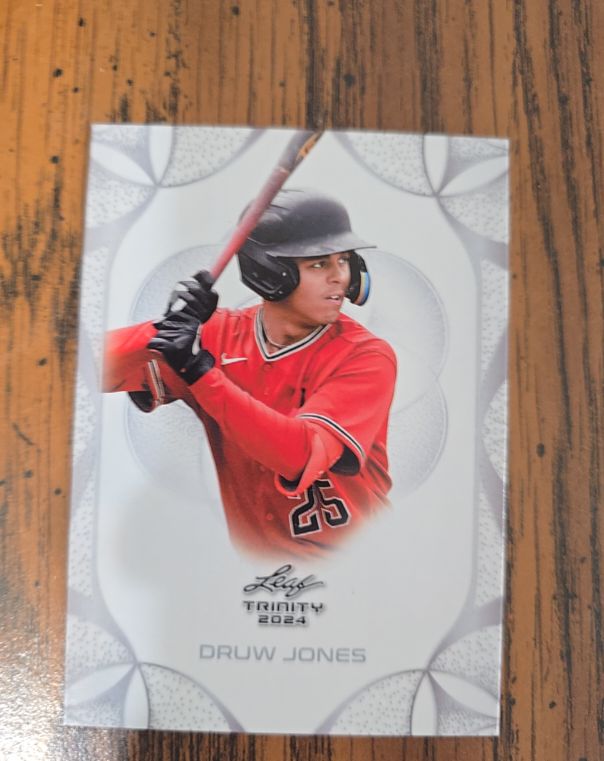 2024 Leaf Trinity #25 Druw Jones — front
