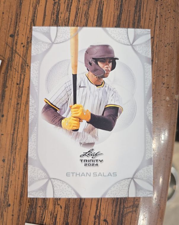 2024 Leaf Trinity Ethan Salas — front