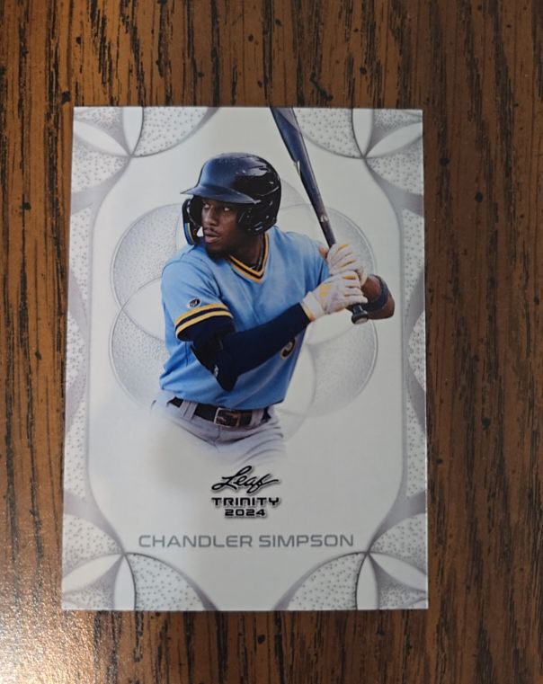 2024 Leaf Trinity #20 Chandler Simpson — front