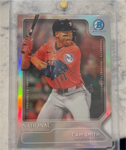 2025 Bowman Chrome #TP-9 Cam Smith — front