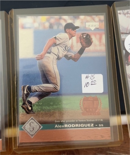 1997 Upper Deck #422 Alex Rodriguez Ken Griffey Jr's Hot List — front