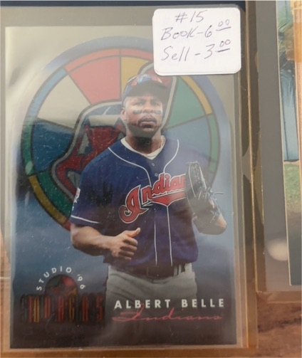 1996 Studio '96 #15 Albert Belle — front