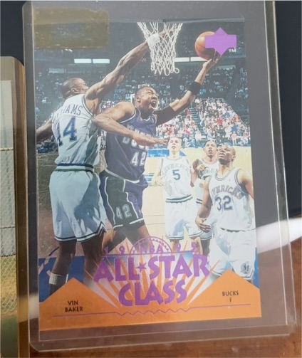 1995-96 Upper Deck All-Star Class #AS8 Vin Baker — front
