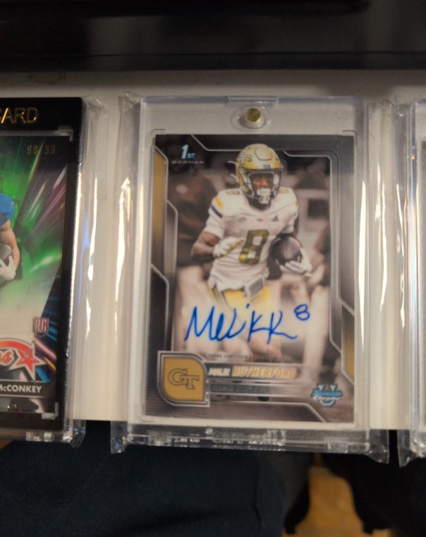 2025 Bowman Chrome University #1st Malik Rutherford — front
